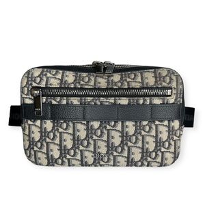 Dior Homme Oblique Jacquard Belt Bag